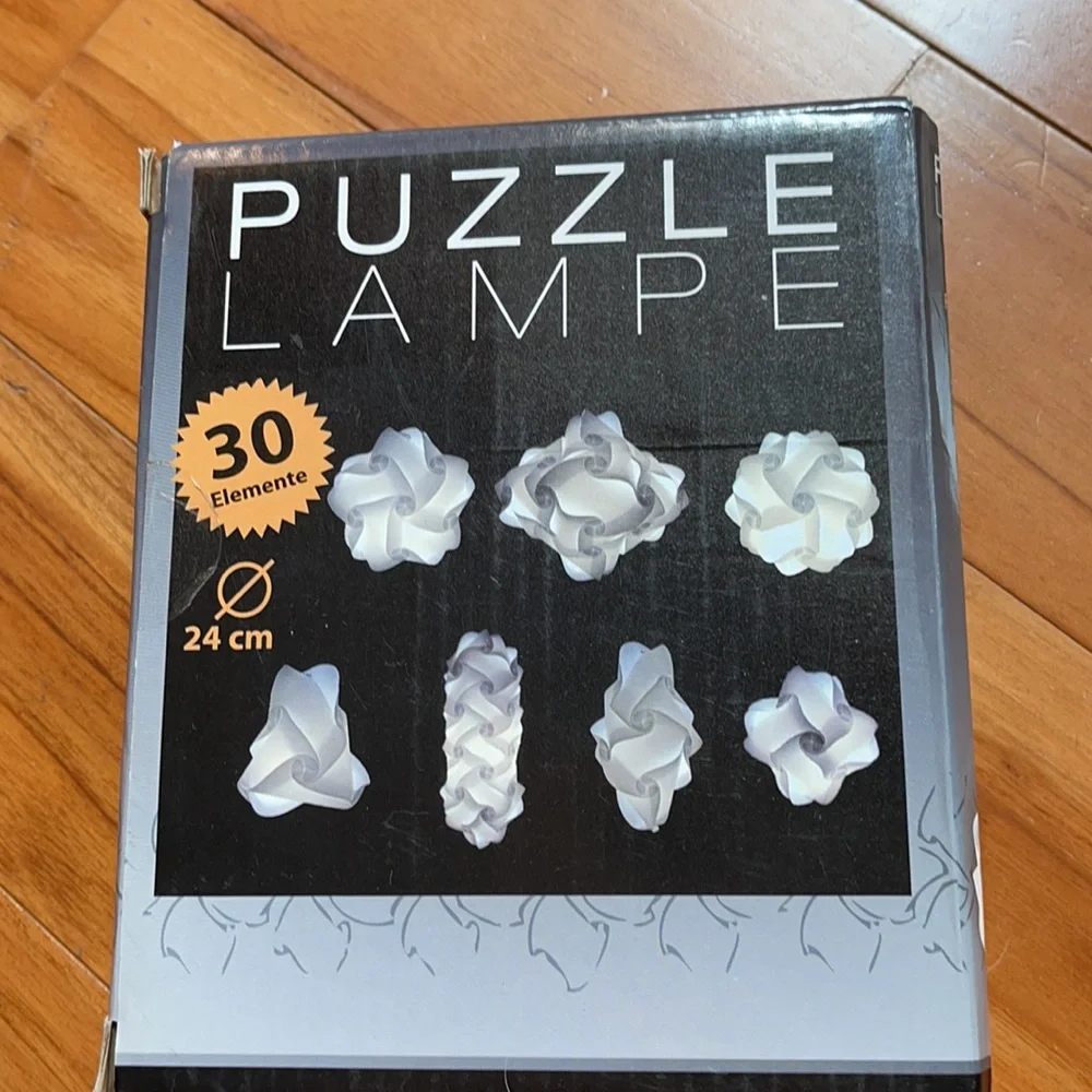 Pendant lamp Puzzle lamp DIY kit